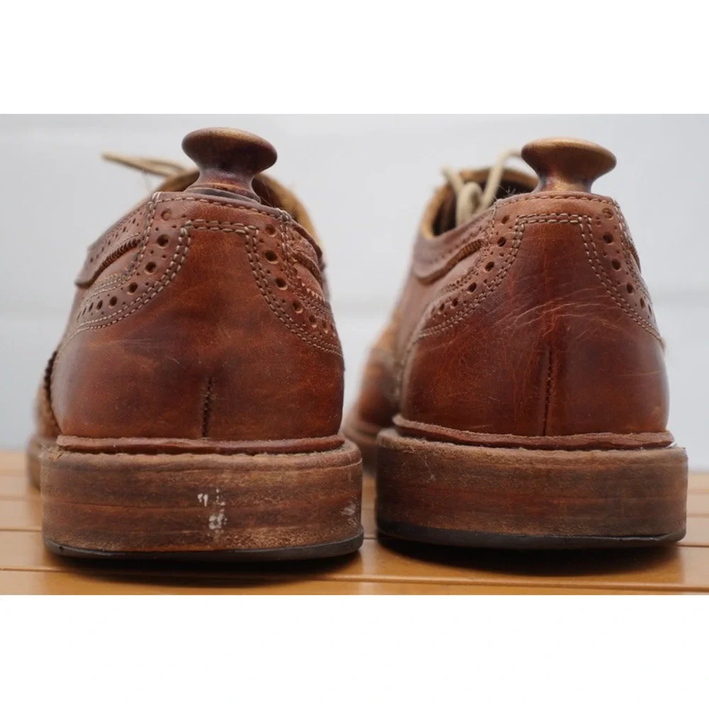 Allen Edmond McTavish Oxfords Cognac Brown Leather US Size 11 B Made in USA